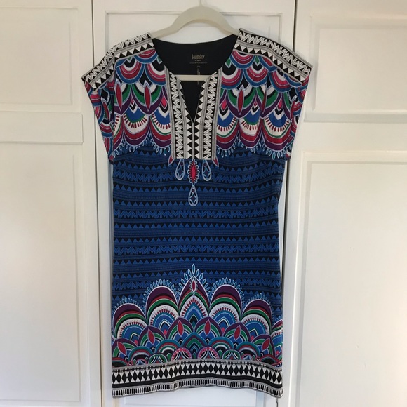 Laundry by Shelli Segal v-neck dress - Picture 1 of 3